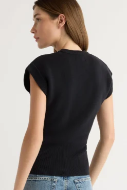 Brilliant Wise Corporation Limited Solea Button Knit Vest< Sweaters|Tops