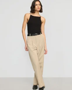 Hua Jia Suni Tailored Straight Leg Pant< Pants