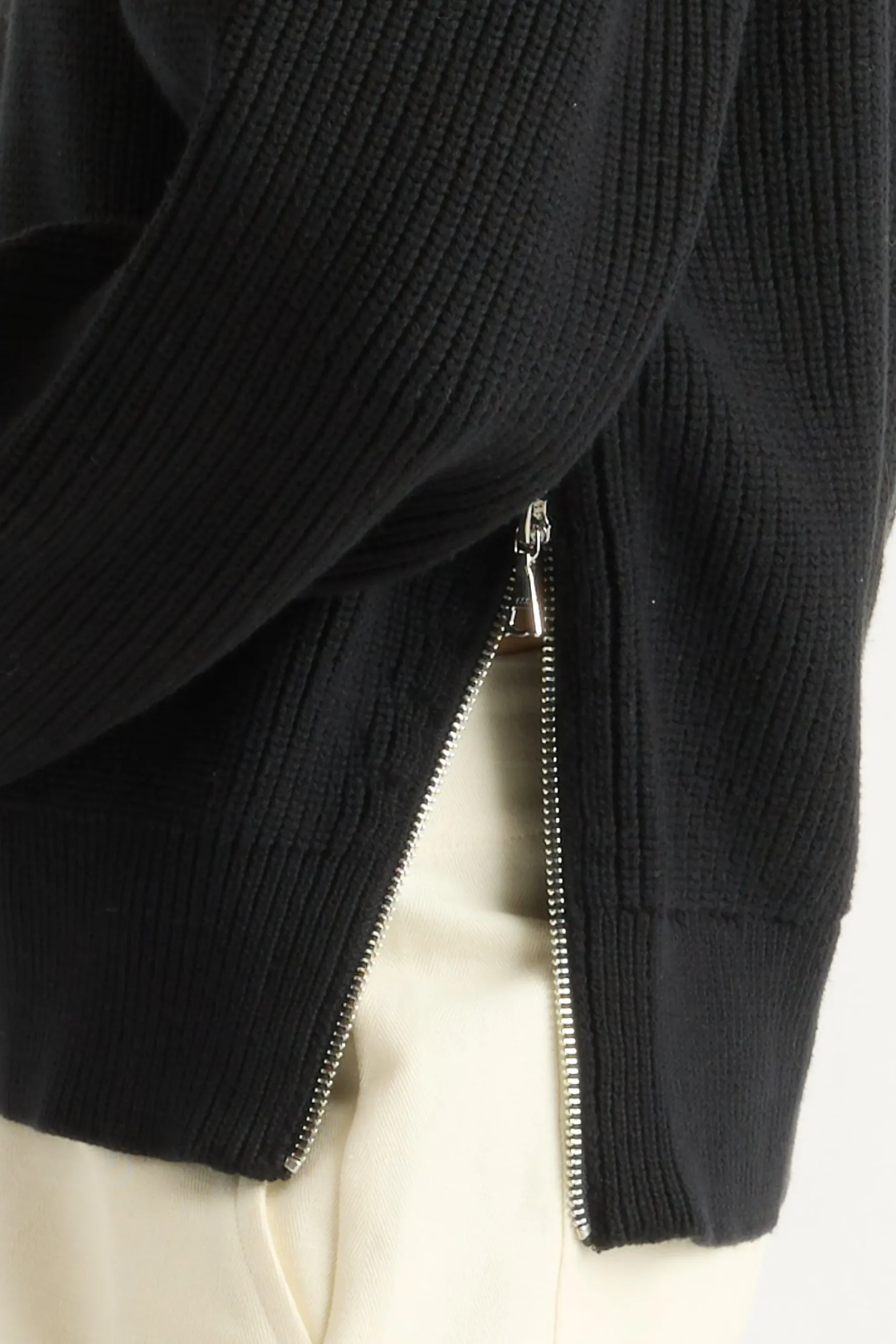 Brilliant Wise Corporation Limited Tate Organic Cotton Side-Zip Sweater< Sweaters