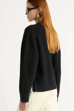 Brilliant Wise Corporation Limited Tate Organic Cotton Side-Zip Sweater< Sweaters