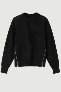 Brilliant Wise Corporation Limited Tate Organic Cotton Side-Zip Sweater< Sweaters