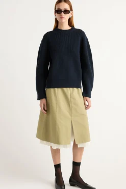 Brilliant Wise Corporation Limited Tate Organic Cotton Side-Zip Sweater< Sweaters