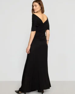 Asia Consultancy Co., Ltd Thilda Ruched Off-Shoulder Dress< Dresses