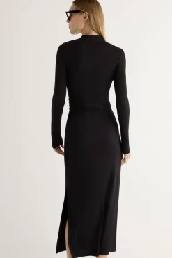 Lever Style LLC Vero Tie-Front Long-Sleeve Dress< Dresses
