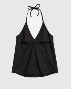 Fashion Apparels Vesna Organic Cotton V-Neck Halter Top< Tops