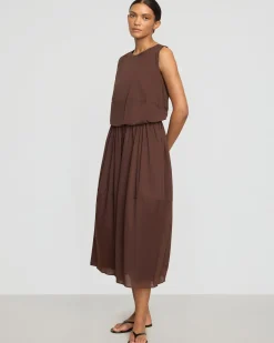 Fashion Apparels Volta Tiered Organic Cotton Dress< Dresses