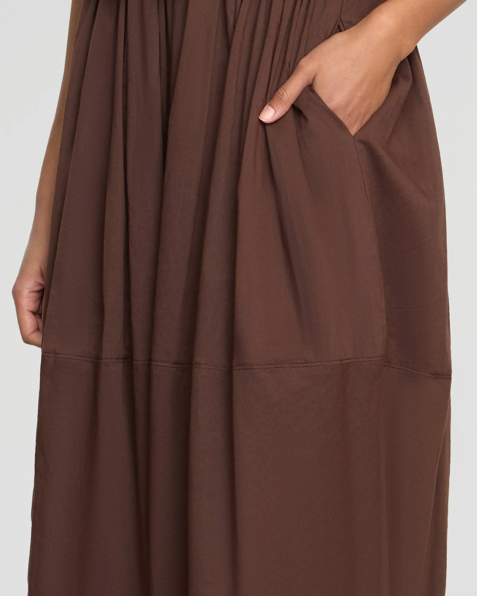 Fashion Apparels Volta Tiered Organic Cotton Dress< Dresses