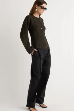 Brilliant Wise Corporation Limited Wren Exposed-Seam Cardigan< Sweaters