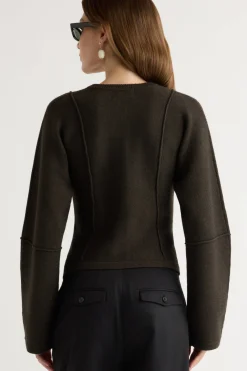 Brilliant Wise Corporation Limited Wren Exposed-Seam Cardigan< Sweaters