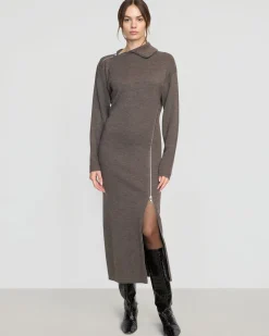 Brilliant Wise Corporation Limited Yara Zipper Sweater Dress< Dresses