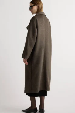 Hua Jia Zephra Wool-Blend Collared Maxi Coat< Outerwear